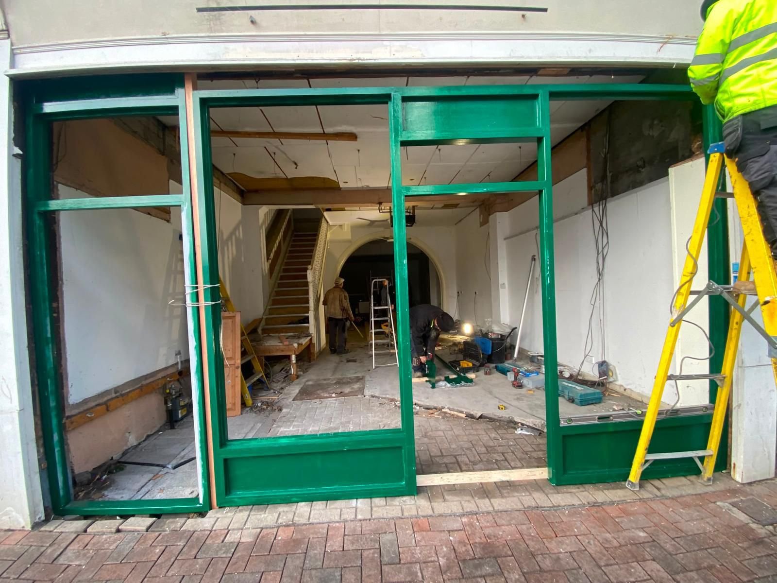 Commercial Entrance Project — view one